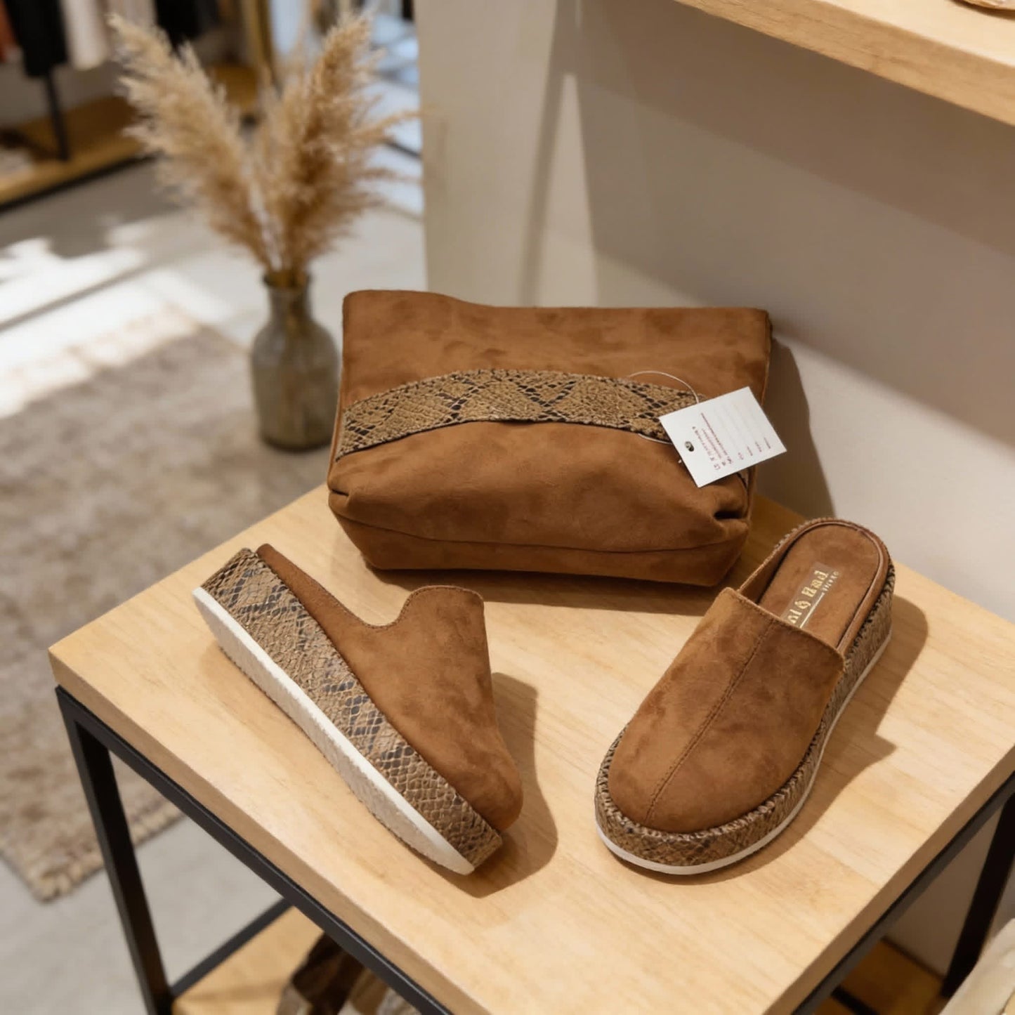 Sabot et Sac à main Femme